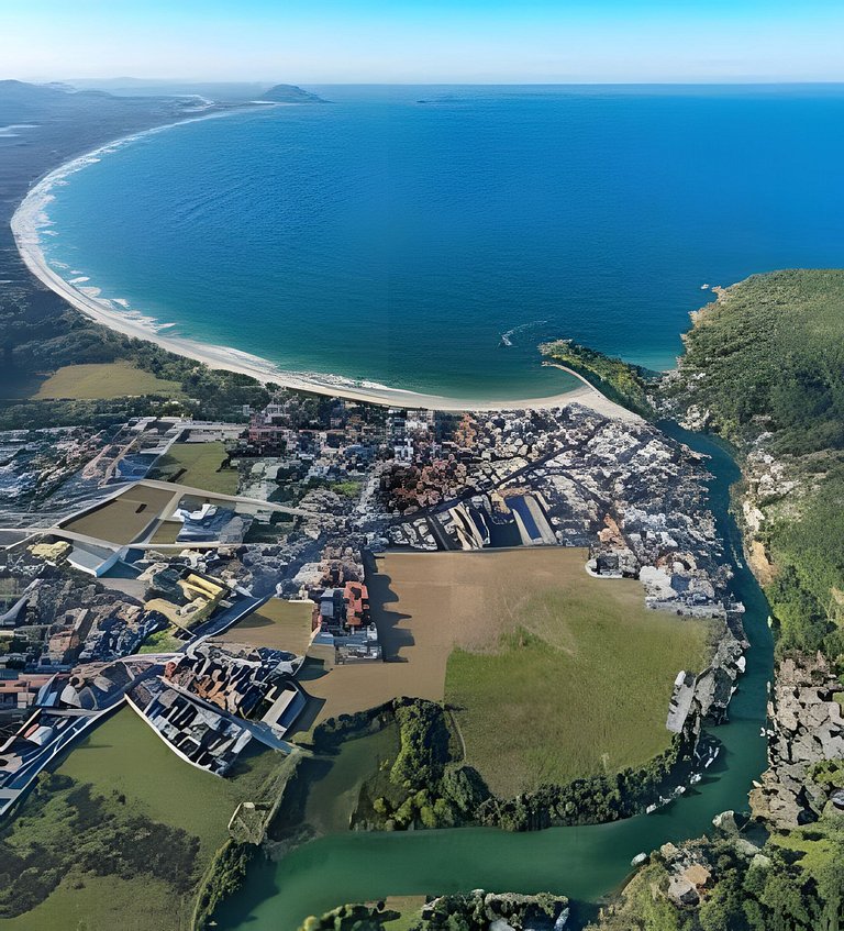 Casa Perto das melhores praias Florianópolis, ar condicionad