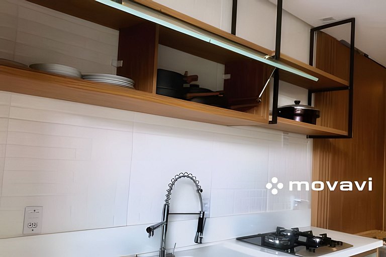 Flat Tapajós Alter com 2 quartos, cozinha e portaria 24 hora