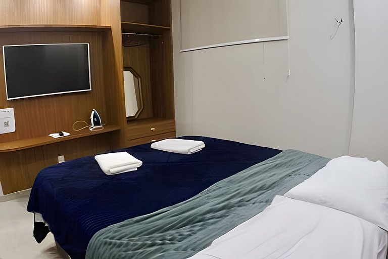 Flat Tapajós Alter com 2 quartos, cozinha e portaria 24 hora