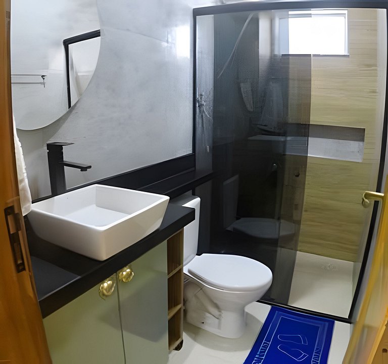 Flat Tapajós Alter com 2 quartos, cozinha e portaria 24 hora