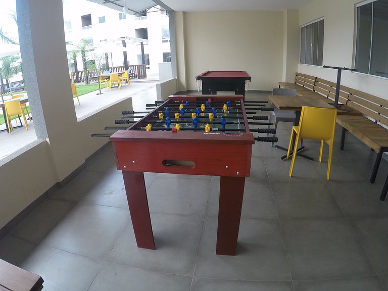 Flat Tapajós Alter com 2 quartos, cozinha e portaria 24 hora