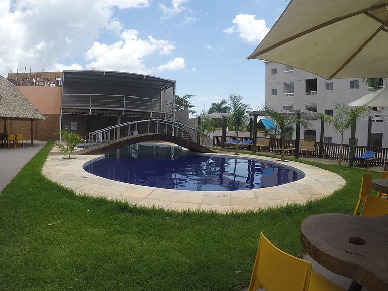 Flat Tapajós Alter 2 quartos,cozinha, portaria 24h