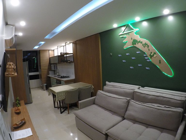 Flat Tapajós Alter 2 quartos,cozinha, portaria 24h