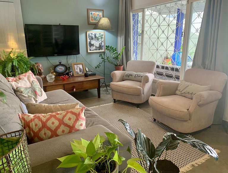 Casa na vila de Santo Antônio, vista pôr do sol!