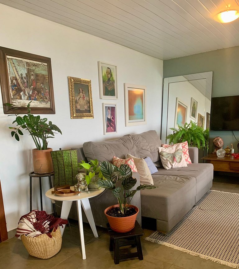 Casa na vila de Santo Antônio, vista pôr do sol!