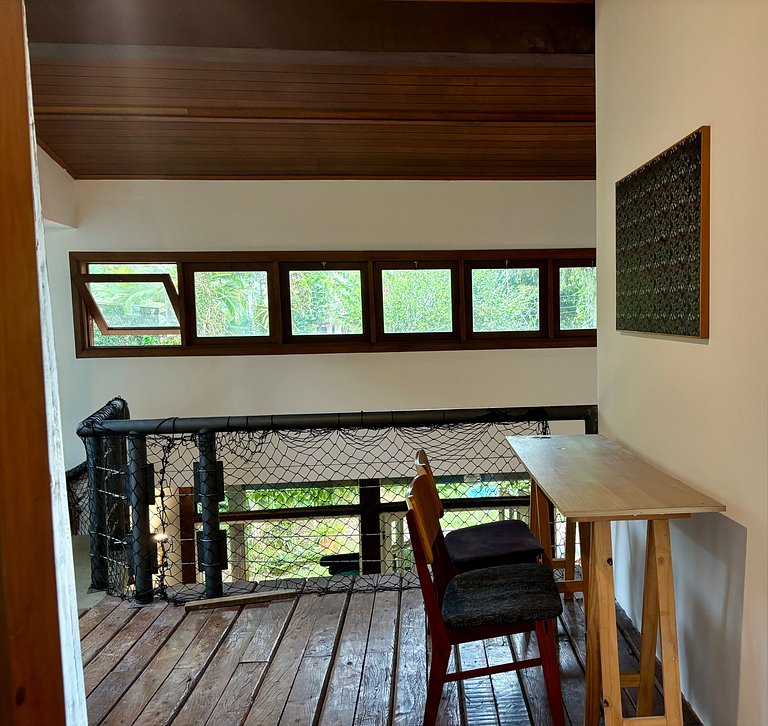 Casa a 20m da praia da Baleia com ar wifi 4 dorms